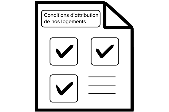 Conditions d'attribution de nos logements