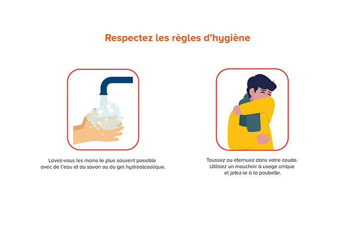 Respectez les règles d’hygiène