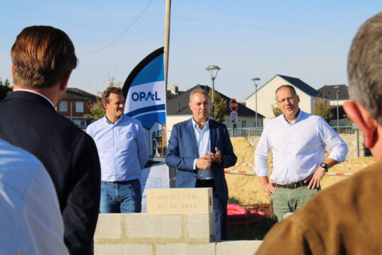 L’OPAL pose la 1ère pierre des 26 futurs logements à Villeneuve-sur-Aisne