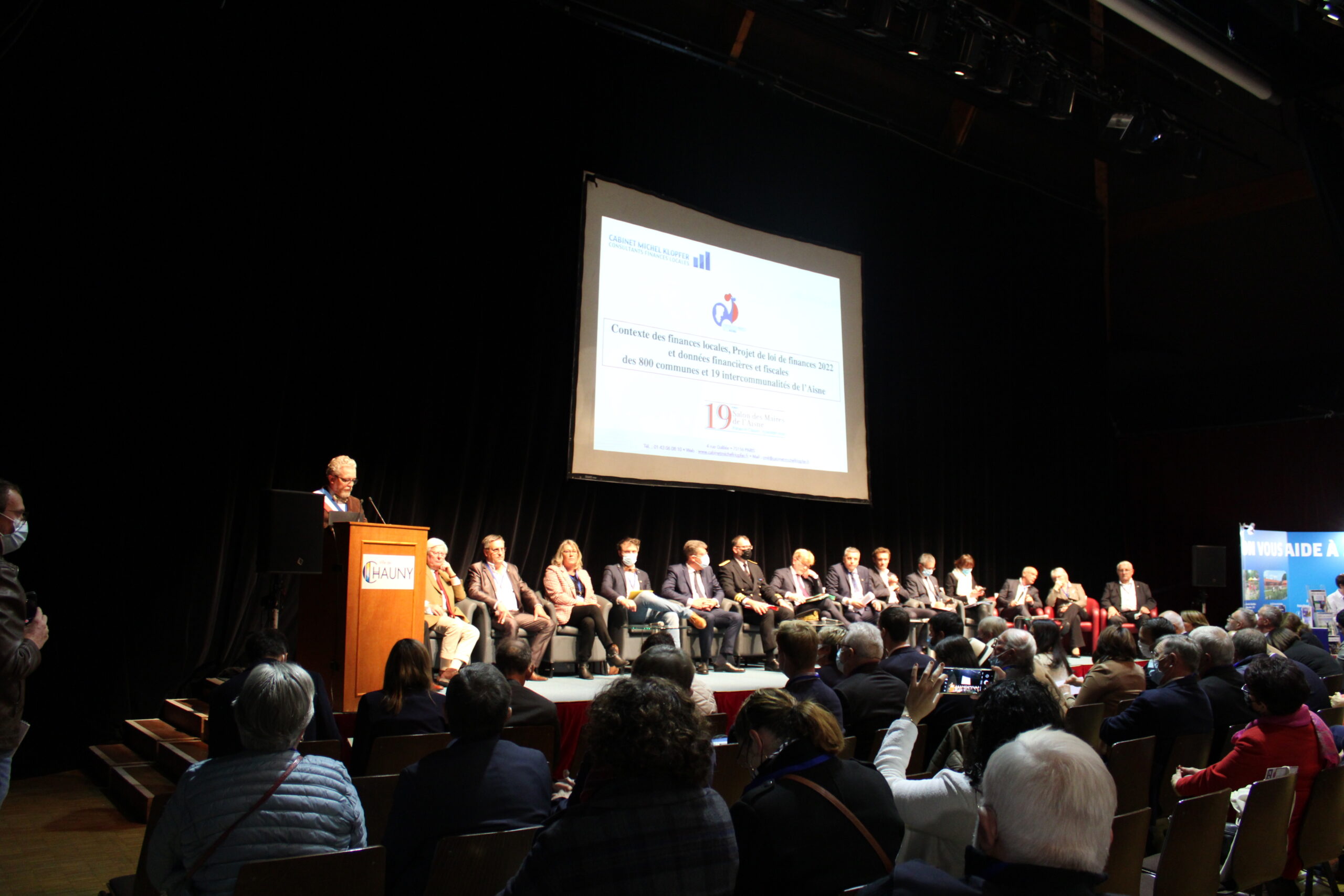 Salon des maires, Aisne, Chauny, commune, territoire, signature convention, département, collectivités