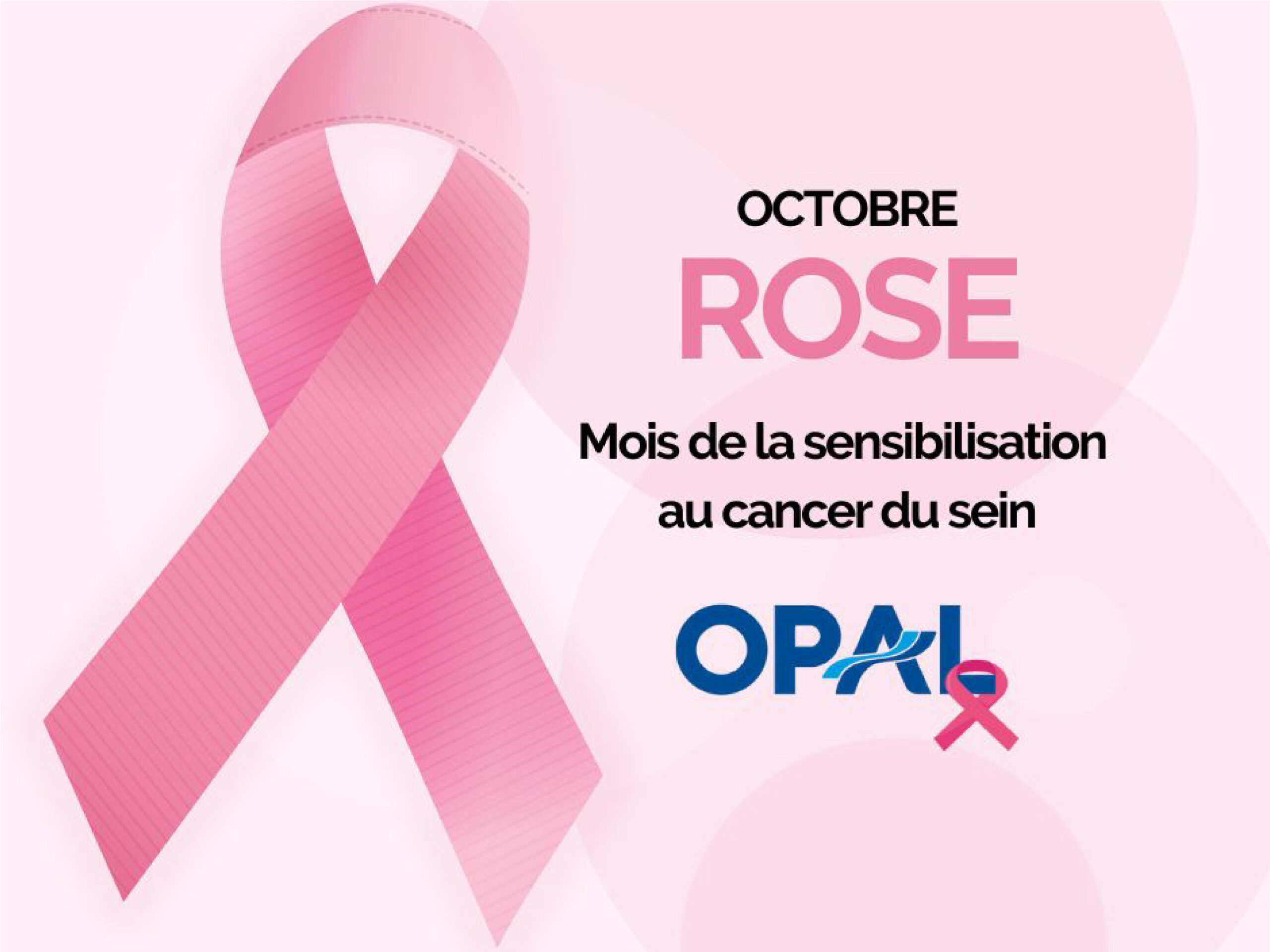 L’OPAL s’est habillé d’un célèbre ruban rose