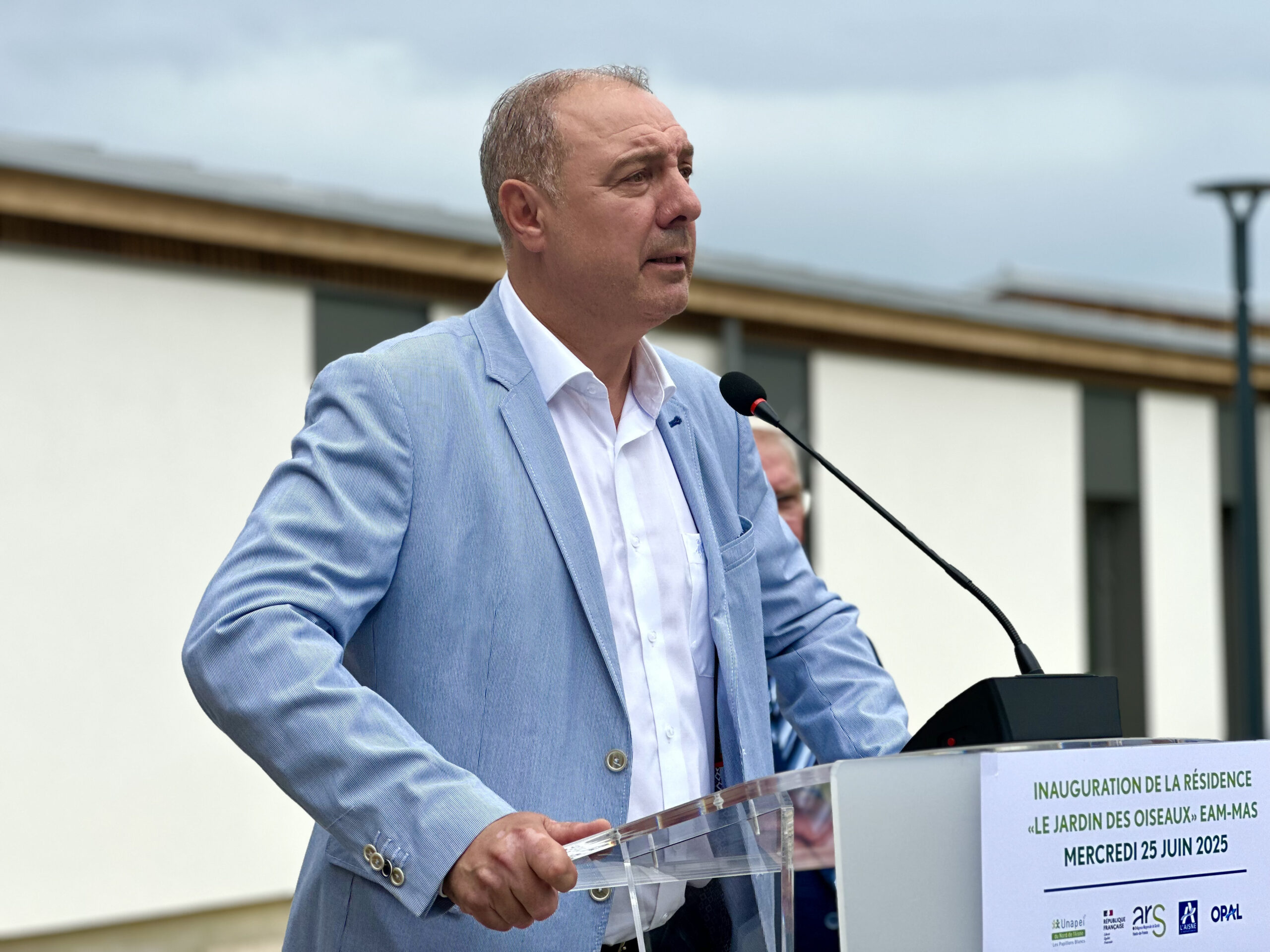 Discours du Président lors de l'inauguration du FAM/MAS route de La Fère à Laon