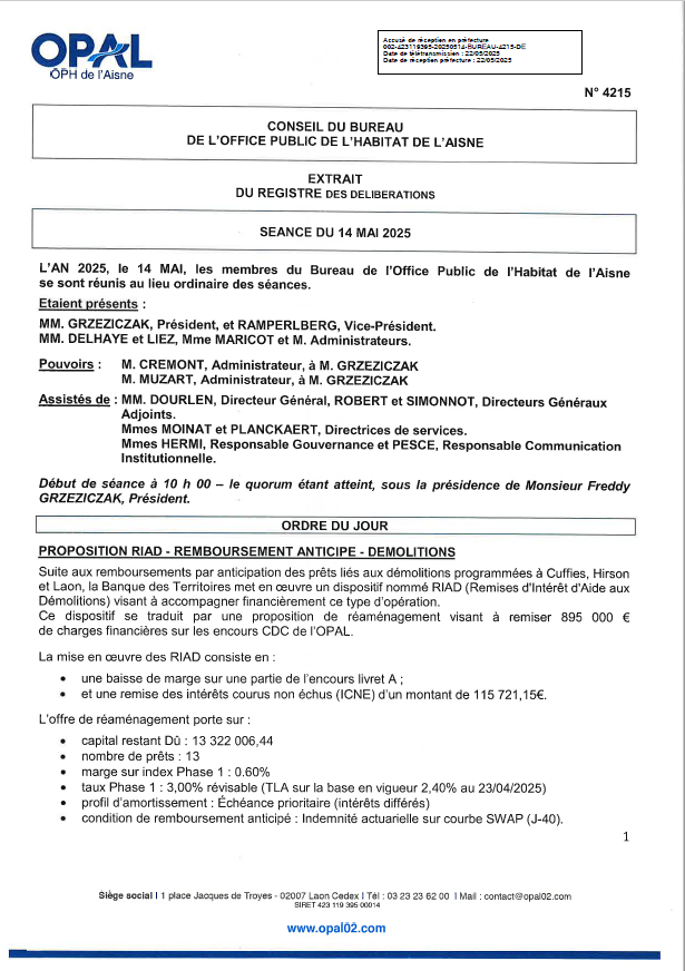 N° 4215 - Contrib AD RIAD