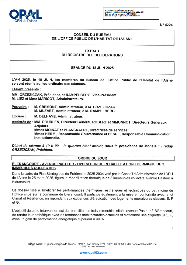 N° 4224 - Blérancourt Av. Pasteur Réhab