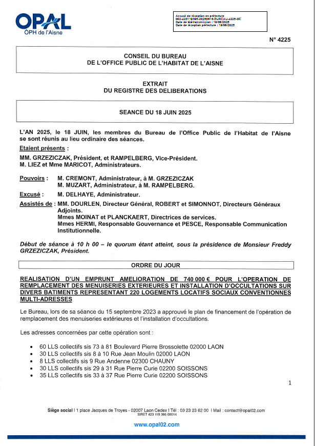N° 4225 - Modif PFin Rplt Men ext 220 logts