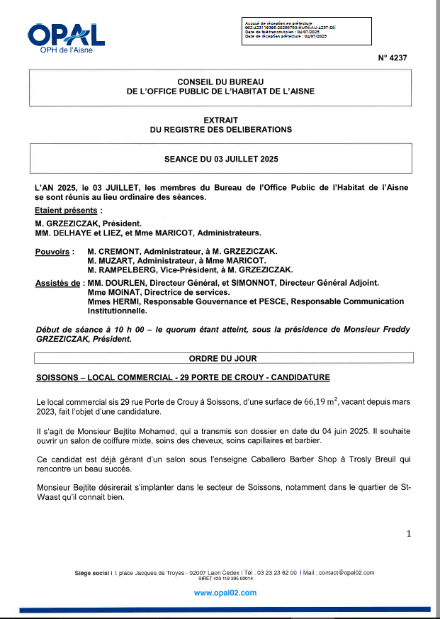 N° 4237 - Soissons - loc com 29 Porte Crouy - Candid.