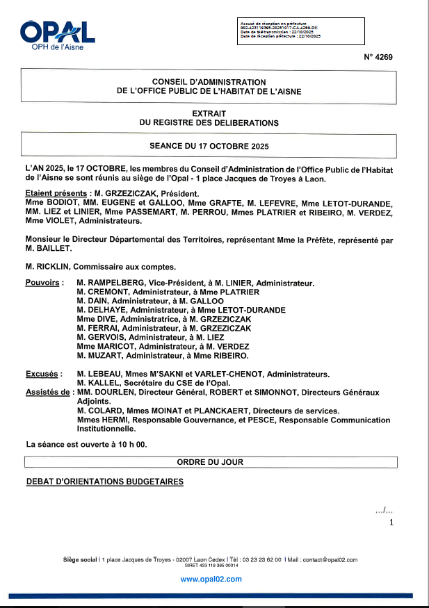 N° 4269 - DOB et loyers 2026