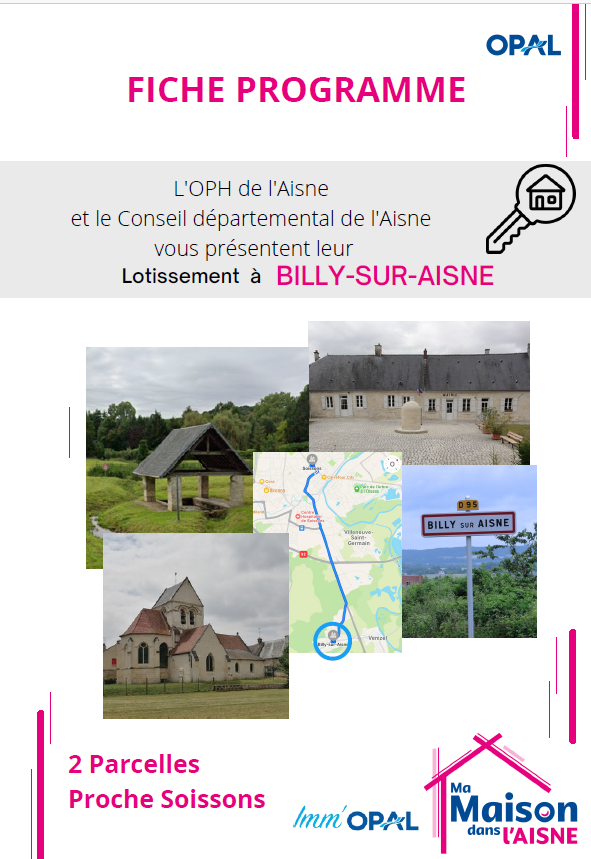 achat parcelle terrain billy sur aisne ma maison dans l'aisne opal