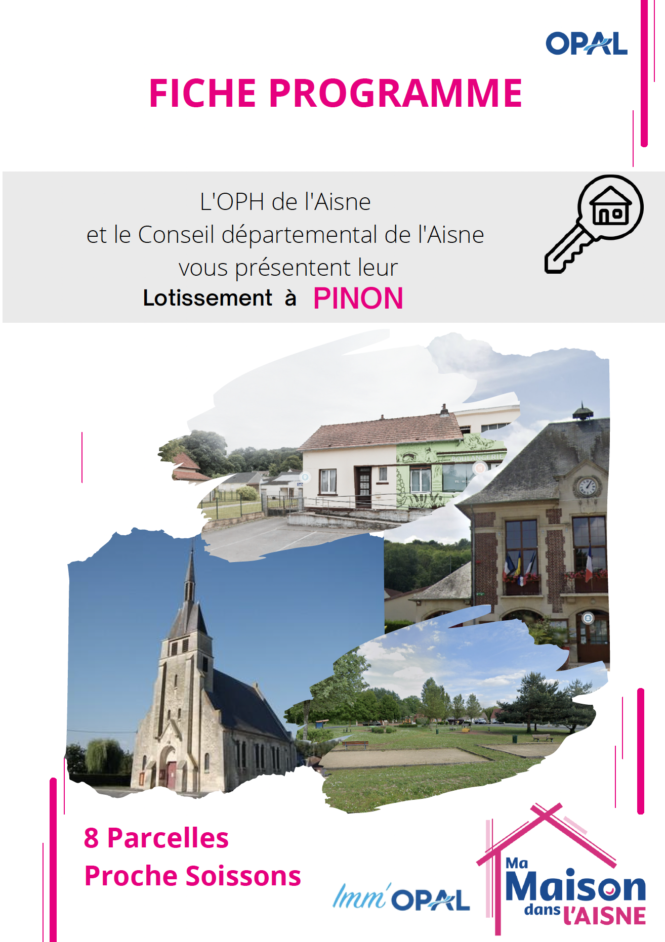 achat parcelle terrain pinon ma maison dans l'aisne opal