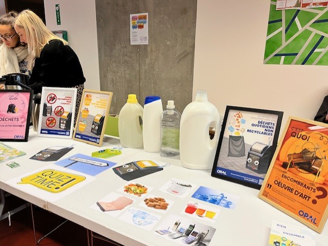 Reduction déchets. Action Laon. DSU. OPAL locataires. Environement.