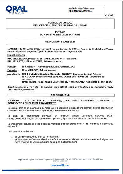 N° 4308 - Soissons rue de Belleu - Modif PFin