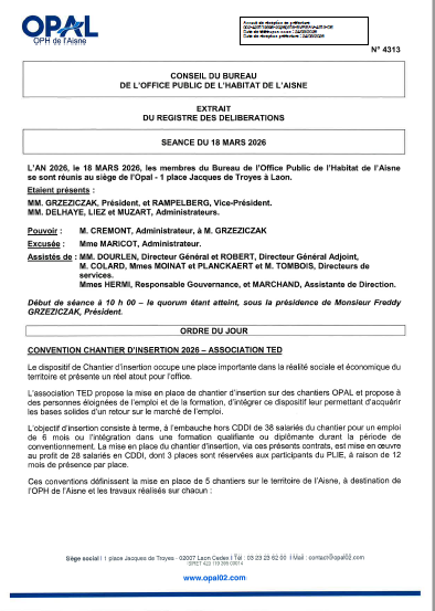 N° 4313 - Conv TED 2026